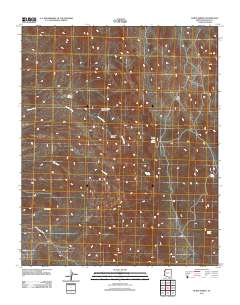 Burns Spring 2011 topographic map thumbnail