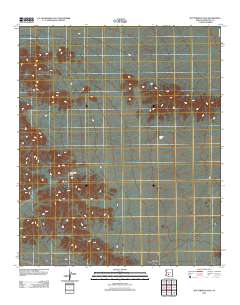 Butterfield Pass 2011 topographic map thumbnail