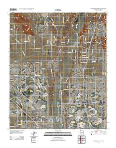 Calderwood Butte 2011 topographic map thumbnail