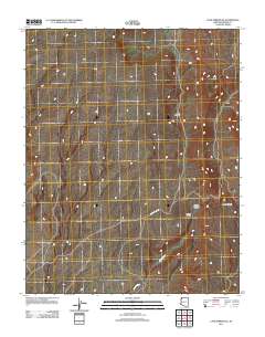 Cane Springs SE 2011 topographic map thumbnail
