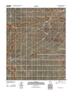 Canyon Diablo 2011 topographic map thumbnail