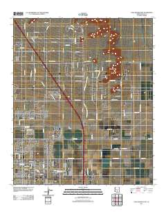 Casa Grande East 2011 topographic map thumbnail