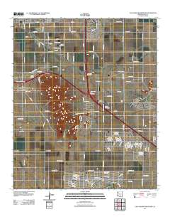 Casa Grande Mountains 2011 topographic map thumbnail