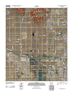 Casa Grande West 2011 topographic map thumbnail