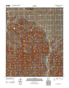 Castaneda Hills 2011 topographic map thumbnail