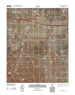 Cathedral Caves 2011 topographic map thumbnail