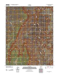 Cattle Canyon 2011 topographic map thumbnail