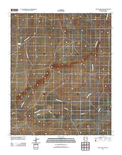 Cedar Lake Wash 2011 topographic map thumbnail