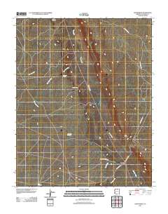 Cedar Ridge 2011 topographic map thumbnail