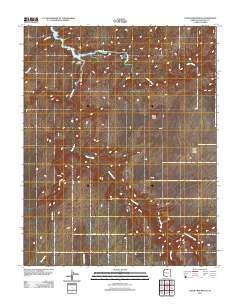 Cedar Tree Bench 2011 topographic map thumbnail