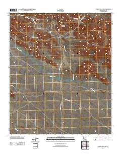 Cementosa Wash 2011 topographic map thumbnail