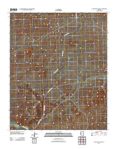 Centennial Wash 2011 topographic map thumbnail