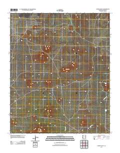 Cerro Hueco 2011 topographic map thumbnail