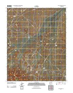 Chilchinbito 2011 topographic map thumbnail