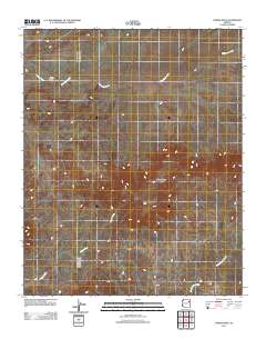 Chinde Mesa 2011 topographic map thumbnail