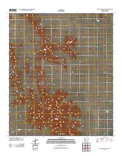 Chupan Mountain 2011 topographic map thumbnail