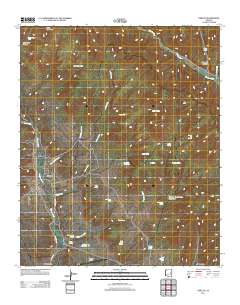 Cibecue 2011 topographic map thumbnail