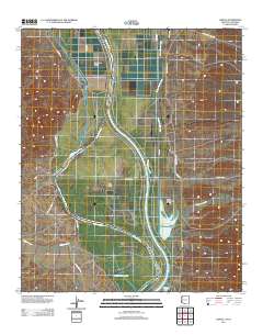 Cibola 2011 topographic map thumbnail