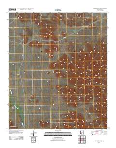 Cimarron Peak 2011 topographic map thumbnail