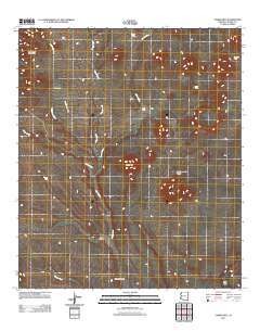 Cinder Hill 2011 topographic map thumbnail