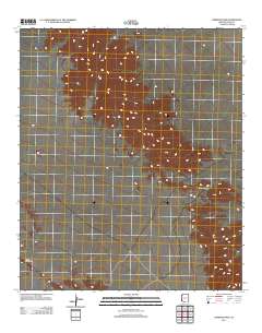 Cipriano Pass 2011 topographic map thumbnail