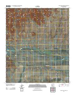 Citrus Valley West 2011 topographic map thumbnail