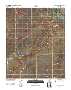 Clear Creek Reservoir 2011 topographic map thumbnail