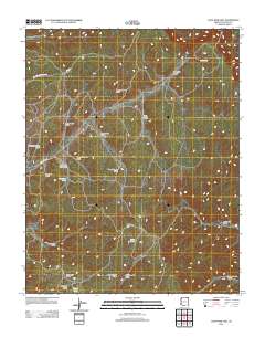 Cliff Rose Hill 2011 topographic map thumbnail