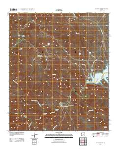 Coolidge Dam 2011 topographic map thumbnail