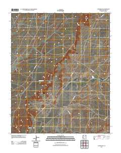 Cornfields 2011 topographic map thumbnail