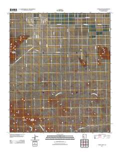 Cortez Peak 2011 topographic map thumbnail