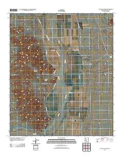 Cotton Center 2011 topographic map thumbnail