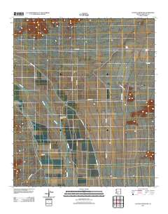Cotton Center NW 2011 topographic map thumbnail