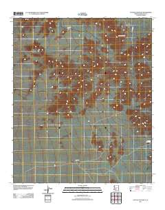 Cotton Center SE 2011 topographic map thumbnail