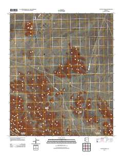 Coyote Peak 2011 topographic map thumbnail