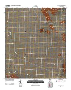 Coyote Water 2011 topographic map thumbnail