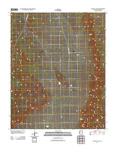 Crater Canyon 2011 topographic map thumbnail