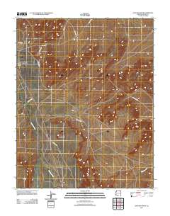 Dancing Rocks 2011 topographic map thumbnail