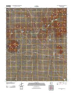 Date Creek Ranch 2011 topographic map thumbnail