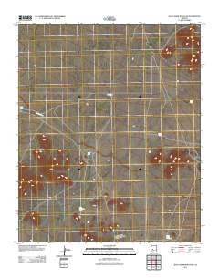 Date Creek Ranch SE 2011 topographic map thumbnail