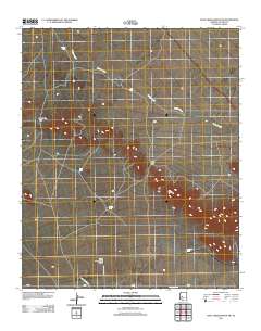 Date Creek Ranch SW 2011 topographic map thumbnail
