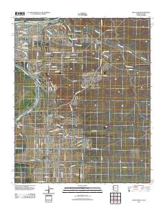 Davis Dam SE 2011 topographic map thumbnail