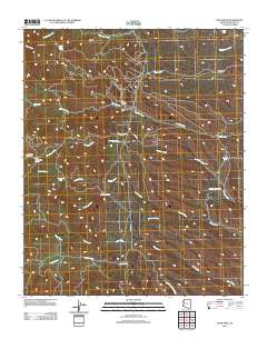 Dean Peak 2011 topographic map thumbnail