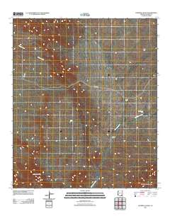 Deepwell Ranch 2011 topographic map thumbnail