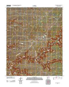 Del Muerto 2011 topographic map thumbnail