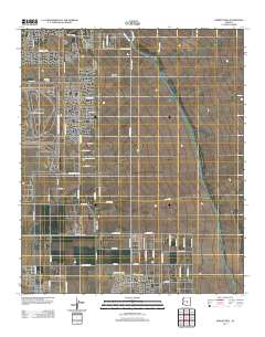 Desert Well 2011 topographic map thumbnail