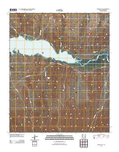 Dewey Flat 2011 topographic map thumbnail