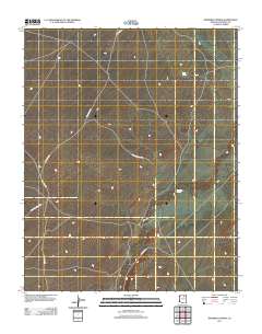 Dinnebito Spring 2011 topographic map thumbnail