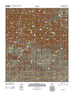 Dos Cabezas 2011 topographic map thumbnail