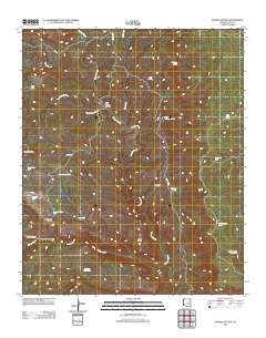 Double Buttes 2011 topographic map thumbnail